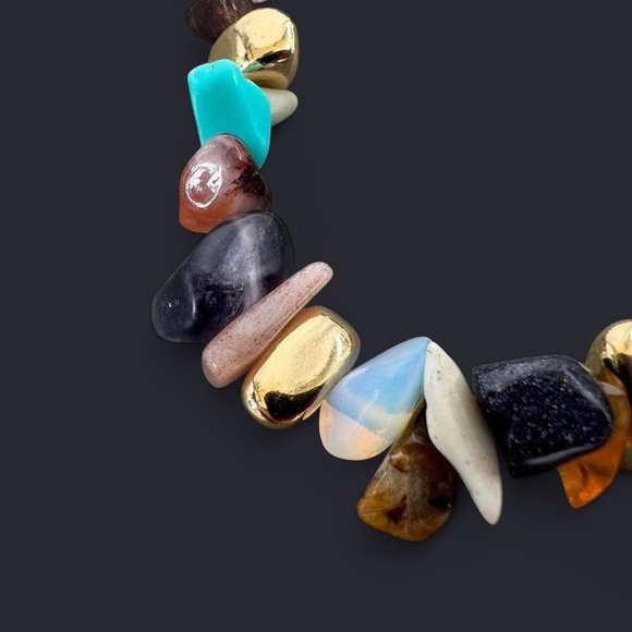 Gold Mixed Crystal Bead Bracelet - Picture 3 of 6